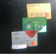 6 Different Old Credit Cards Master Cards All Complete Used Just Covered Name - Tarjetas De Crédito (caducidad Min 10 Años)