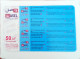 Wasel Telecom Prepaid İnternational Calling  Sample  Phone Card Unused 50 AF - Lots - Collections