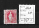 1907 STEHENDE HELVETIA  Faserpapier Mit Wasserzeichen      ►SBK-99A* / Mit Falz CHF 60.-.◄ - Unused Stamps