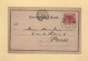 Autriche - Wien 1/1 - 1892 - Destination France - Entree Ambulant Avricourt A Paris 1° - Storia Postale