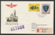 1966, Swissair, Erstflug, Liechtenstein - Zagreb - Poste Aérienne