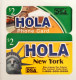 DSA Hola  New York 2 $ Prepaid Calling Card  Used Written - Lots - Collections