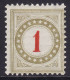 Schweiz: Portomarke SBK-Nr. 23CK (Rahmen Hellgrünlicholiv, Wasserzeichen Kreuz Stehend, 1910) Postfrisch ** - Impuesto