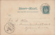 Norway Postal Stationery Ganzsache 5 Øre Posthorn Preussischblau KRISTIANIA 1891 KJØBENHAVN (Arr.) Denmark (2 Scans) - Interi Postali