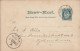 Norway Postal Stationery Ganzsache 5 Øre Posthorn Preussischblau KRISTIANIA 1891 KJØBENHAVN (Arr.) Denmark (2 Scans) - Ganzsachen