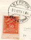 Delcampe - 2644.GREECE,ITALY,IONIAN,CORFU,1941 9 POSTAGE DUE LOT CERTIFIED 15/8/41,10 SCANS - Iles Ioniques