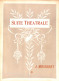 Suite Théâtrale, D’après Une Ode De Maurice Léna. Musique J. Massenet. Partition Ancienne. - Partitions Musicales Anciennes