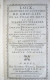 MONS - HAINAUT - 1761 Loix Chartes Et Coutumes Du Chef-lieu De Le Ville De Mons Et Des Villes Et Villages Y Resortissans - 1701-1800