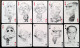 Collection ! Jeu Caricatural De 54 Cartes à Jouer Dessins ORTUNO (Caricatures Sur Toutes Les Cartes) En Très Bon état - Playing Cards (classic)