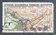 FRAWAPA024U1 - Airmail - Centenary Of Dakar - Town Planning - 25 F Used Stamp - AOF - 1958 - Gebruikt