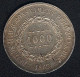 Brasilien, 1000 Reis 1863, Silber, XF - Brésil