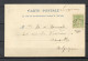 FRANCE   N° 106   SUR  CARTE POSTALE    OBLITERE   COTE ? €     TYPE SAGE - 1898-1900 Sage (Tipo III)