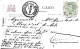 England & Marcofilia, Peel Castle Isle Of Man, Fantasia, Ed. Tucks Post Card, Coimbra A Lisboa 1905 (781) - Ile De Man