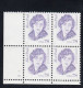 Sc#2943, Alice Paul Great American Series 1995 Issue 78-cent Stamp Plate # Block Of 4 - Números De Placas