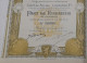 S.A. Belge Union Cinématographique  - Part De Fondateur Au Porteur - Bruxelles 1920. - Bahnwesen & Tramways