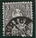 1862  3cs Noir  Obl Z 29 - Used Stamps