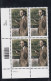 Sc#3533, Enrico Fermi Physicist, 2001 Issue 34-cent Stamp Plate # Block Of 4 - Plaatnummers