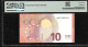 New Issue!! 10 EURO Greece  LAGARDE Signature!!  "Y"   Printer Y012E5 PMG 67EPQ Superb GEM UNC! !! - 10 Euro