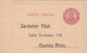 Carta Postal - Deutscher Klub - 1911 - Briefe U. Dokumente