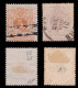 BELGIUM .1869-70.King Leopold II.Set 8 Stamps. USED - 1869-1888 Lion Couché