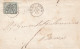 1775 - PONTIFICIO - Involucro  "franco" Senza Testo Del 1864 Da Bracciano A Roma Con 2 Baj Verde Giallastro - VARIETA' - - Etats Pontificaux