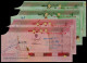 Iran Cheque (Melli Bank) 500000 1000000 (UNC-) 3rd Issue P-NEW [Complete Set] - Irán