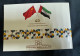 Mahatma Gandhi UAE Stamps With EPAEX DUBAI 2024 STAMP EXHIBITION Postmark Folder - Mahatma Gandhi