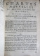 HAINAUT - Edition De Mons 1624 Les Chartes Nouvelles Du Pays Et Comté De Haynnau - Before 18th Century