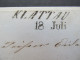 BRIEF Klattau Klatovy - Linz 1847 Böhmen  // P3704 - ...-1850 Préphilatélie