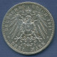 Hamburg 3 Mark Silber 1911 J, Wappen Der Hansestadt, J 64 Vz (m6581) - 2, 3 & 5 Mark Plata