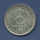 Preußen 2 Mark 1913, 25 Jähriges Regierungsjubiläum, J 111 Vz (m6571) - 2, 3 & 5 Mark Argent