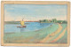 2h.348  PAESAGGIO - Landscape - Paysage - Hand-drawn - Disegnata A Mano - Dessiné à La Main  - 1915 - Trees