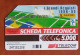 Carte Téléphonique Italie, Panini Calcio Sebastian Veron, Télécom, Utilisée, - Public Themes