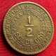 Peru 1/2 Half Sol De Oro 1957 Perou  W ºº - Perú