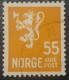 Norway Lion 55 Used Stamp Classic - Gebraucht