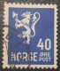 Norway Lion 55 Used Stamp Classic - Usados