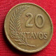 Peru 20 Centavos 1946 Perou - Peru