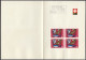 SUISSE - 1959 - Lotto Di 4 Biglietti Commemorativi Delle “FETES DE GENEVE” Con Quartine Yvert 537, 538, 622 E 623 - Andere & Zonder Classificatie
