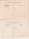 2 Cartes Postale MONACO - Tableau Du Trente & Quarante &  La Roulette  MONTE-CARLO (2024 Mars 436) - Andere & Zonder Classificatie