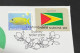 11-3-2024 (2 Y 43) COVID-19 4th Anniversary - Guyana - 10 March 2024 (with Guyana UN Flag Stamp) - Disease