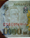 ROMANIA - 1.000 Lei - 1998 - Pick 106 - Unc. - Série 001B - Wmk: Large, Sloping BNR - 1000 - Romania