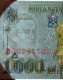 ROMANIA - 3 X 1.000 Lei ( Consecutive ) - 1998 - Pick 106 - Unc. - Série 003D - Wmk: Large, Sloping BNR - 1000 - Roumanie