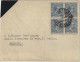 ESPAGNE - ESPAÑA - 1895 Ed.215 5c Azul Bloque De 4 - Sobre Carta De Luto En El Correo Interior De Madrid - Cartas & Documentos
