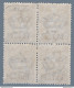 1922-23 Regno Di Italia, BLP N° 8 25 Cent. Azzurro QUARTINA MNH/** Certificato - Stamps For Advertising Covers (BLP)