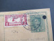 Österreich / Sudeten 1918 Ganzsache 8 Heller Mit Zusatzfrankatur Drucksachen Eilmarke Mi.Nr.219 Aussig - Teplitz Schönau - Cartoline