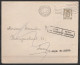 L. Affr. N°420 Flam. BRUXELLES 1/21 X 1943 Pour LEUVEN - Griffe "TERUG BRUSSEL" - [TERUG AAN AFZENDSER/RETOUR A L'ENVOYE - 1935-1949 Small Seal Of The State