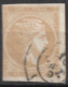 GREECE 1875-80 Large Hermes Head On Cream Paper 40 L Grey Bistre Vl. 66 A / H 52 A - Usati