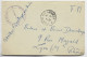 LETTRE FM POSTE AUX ARMEES 5.5.1946 +  CACHET VIOLET AMBULANCE LE VAGUEMESTRE - Military Airmail