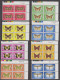 1976-1977. NORFOLK ISLAND. Butterfly Complete Set With 17 Stamps In Never Hinged Blocks O... (MICHEL 184-200) - JF543093 - Norfolkinsel