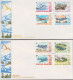 1980-1981. NORFOLK ISLAND. Airplanes Complete Set With 16 Stamps On 4 Different FDC. Beau... (MICHEL 239-254) - JF543137 - Norfolk Island